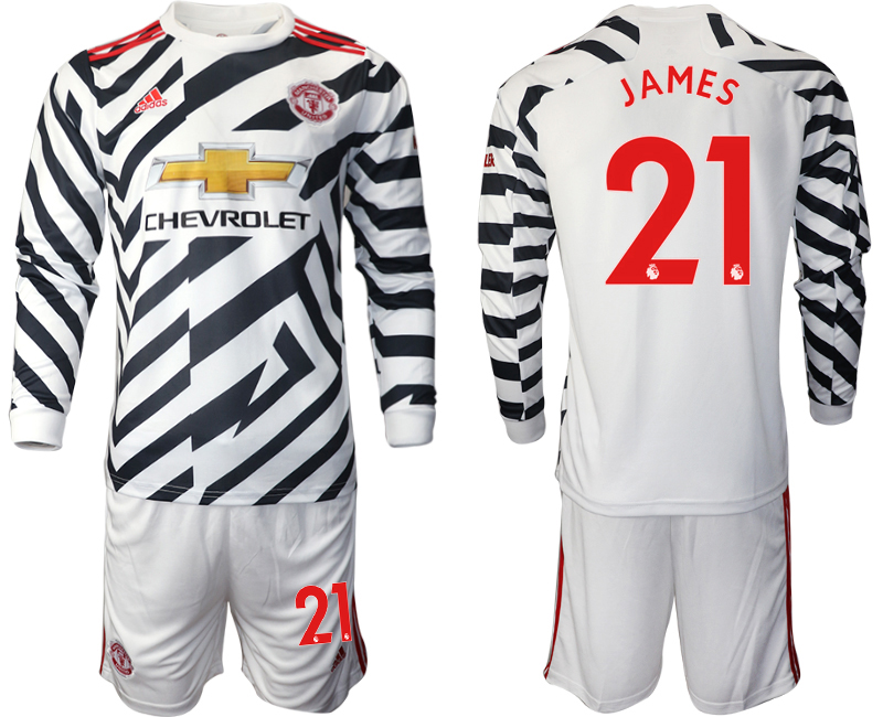 2021 Men Manchester united away long sleeve #21 soccer jerseys